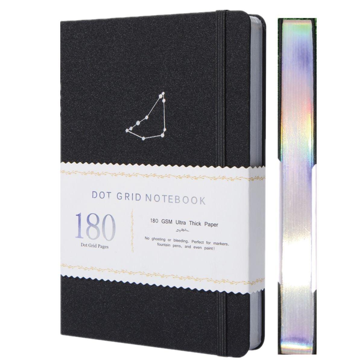 A5 Zodiac Capricorn Notebook Bullet Journal 180gsm Bamboo Paper